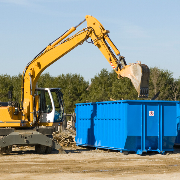 can i choose the location where the residential dumpster will be placed in Elkton MN